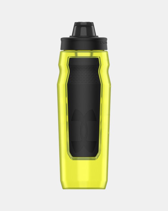 UA Playmaker Squeeze 32 oz. Water Bottle, Yellow, pdpMainDesktop image number 0
